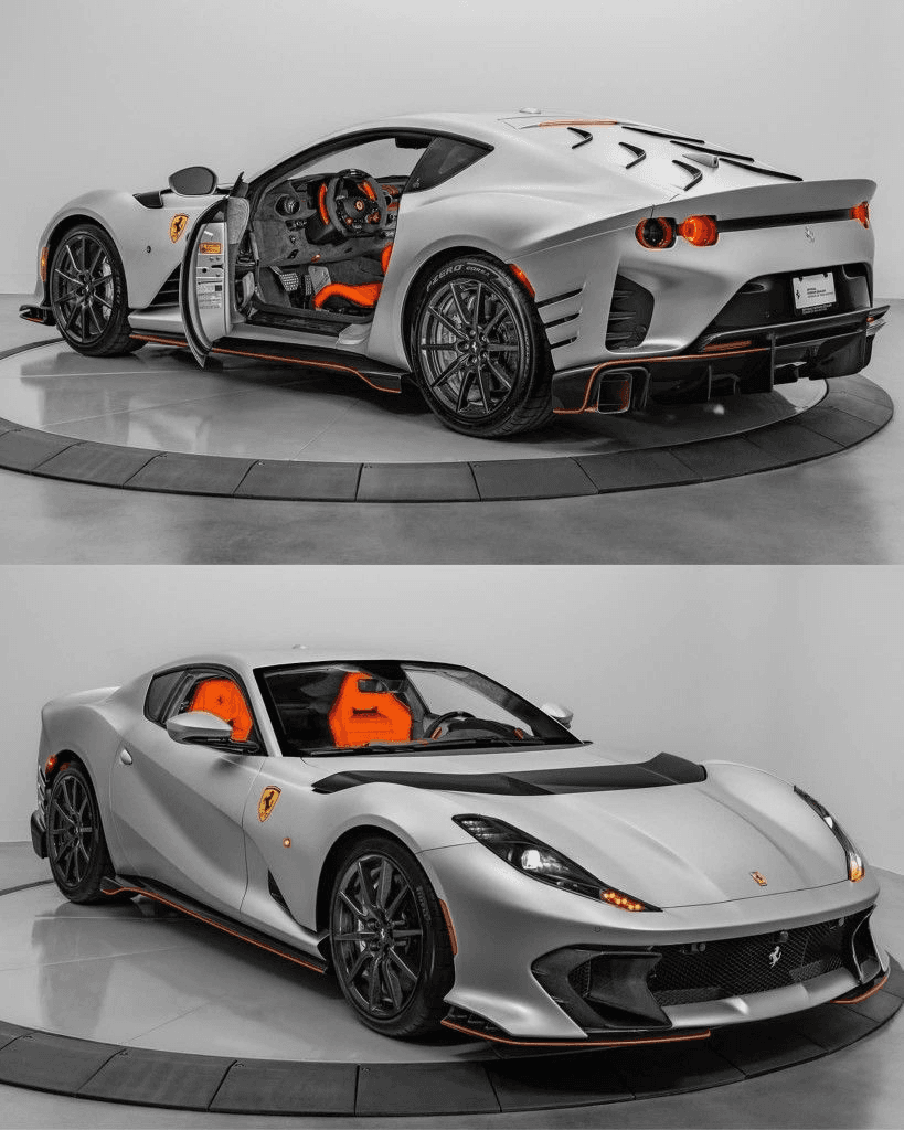 812 COMPETIZIONE GREY ORANGE